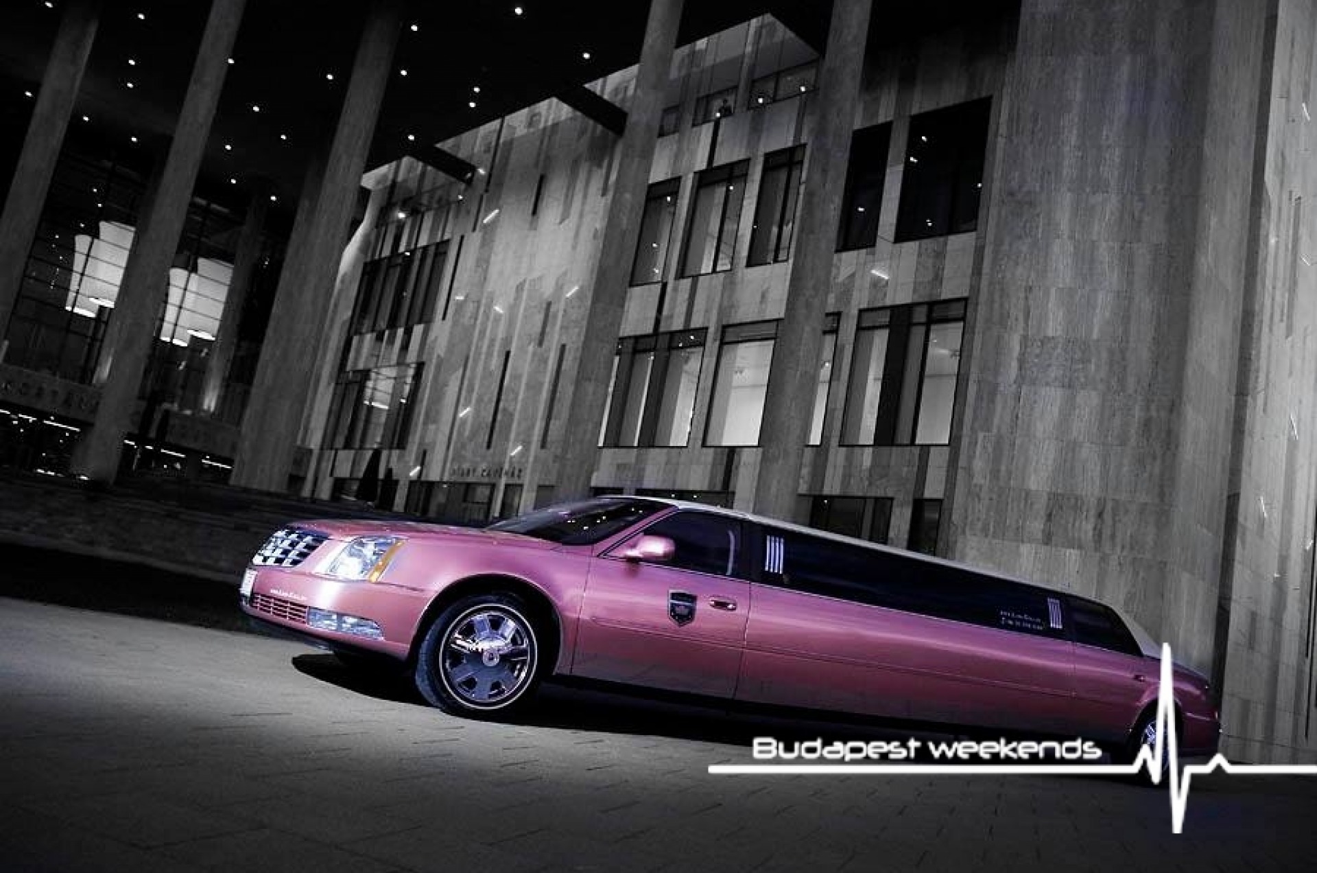Budapest Pink Limousine für junggesellinen