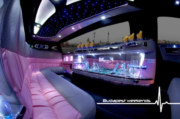 Budapest Pink Limousine für junggesellinen